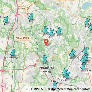 Mappa Via Piave, 22060 Carimate CO, Italia (6.413)