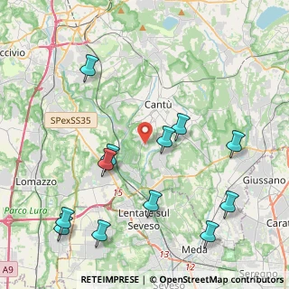 Mappa Via Piave, 22060 Carimate CO, Italia (4.9325)