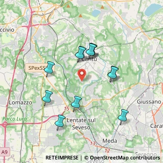 Mappa Via Piave, 22060 Carimate CO, Italia (3.40417)