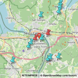 Mappa Via Massimo D'Antona, 28053 Castelletto sopra Ticino NO, Italia (2.37692)