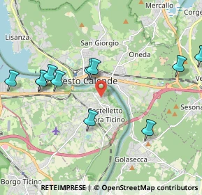 Mappa Via delle Acacie, 28053 Castelletto sopra Ticino NO, Italia (2.22455)