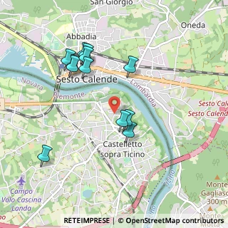 Mappa Via Massimo D'Antona, 28053 Castelletto sopra Ticino NO, Italia (0.93333)