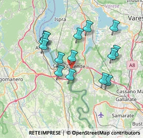 Mappa Via Massimo D'Antona, 28053 Castelletto sopra Ticino NO, Italia (6.70333)