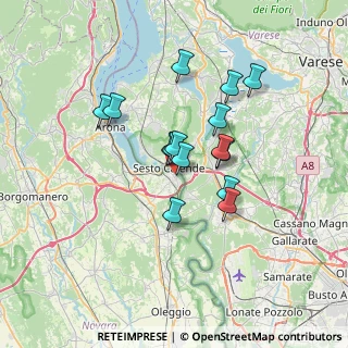 Mappa Via delle Acacie, 28053 Castelletto sopra Ticino NO, Italia (5.29067)