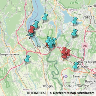 Mappa Via delle Acacie, 28053 Castelletto sopra Ticino NO, Italia (7.0135)
