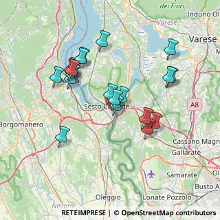 Mappa Via Massimo D'Antona, 28053 Castelletto sopra Ticino NO, Italia (6.861)