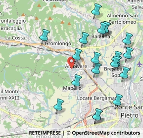 Mappa Via Gasparini, 24030 Ambivere BG, Italia (2.257)