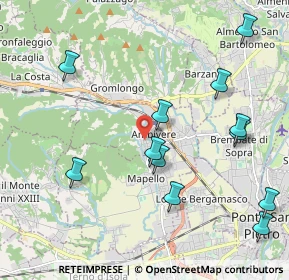 Mappa Via Gasparini, 24030 Ambivere BG, Italia (2.31083)