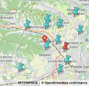 Mappa Via Gasparini, 24030 Ambivere BG, Italia (2.13)