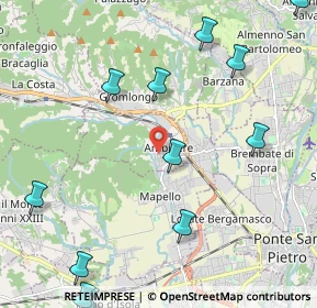 Mappa Via Gasparini, 24030 Ambivere BG, Italia (2.92538)