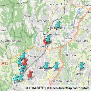 Mappa Via Trieste, 22060 Arosio CO, Italia (2.80571)