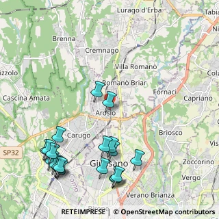 Mappa Arosio, 22060 Arosio CO, Italia (2.6985)