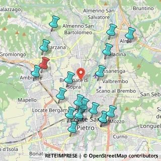 Mappa Via XXV Aprile, 24030 Brembate di Sopra BG, Italia (2.221)