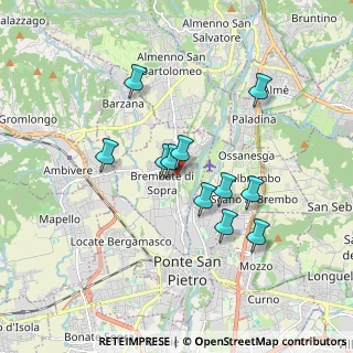 Mappa Via XXV Aprile, 24030 Brembate di Sopra BG, Italia (1.47091)