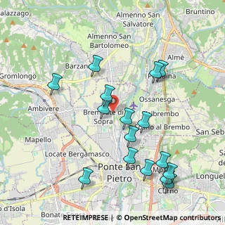 Mappa Via XXV Aprile, 24030 Brembate di Sopra BG, Italia (2.14)