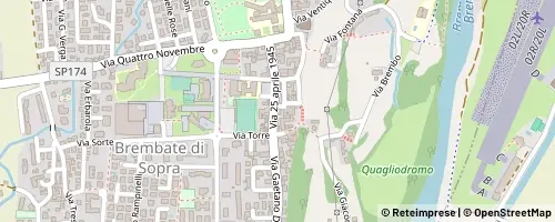 Mappa Brembate di Sopra