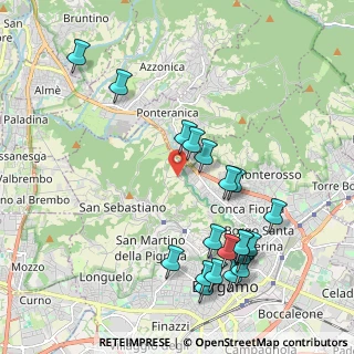 Mappa Via Pilio, 24123 Bergamo BG, Italia (2.262)