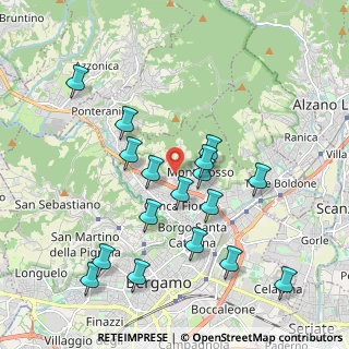 Mappa Via alla Zarda, 24123 Bergamo BG, Italia (1.98353)