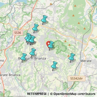 Mappa Via della Vittoria, 23897 Viganò LC, Italia (3.64182)