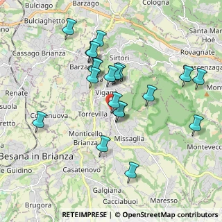 Mappa Via della Vittoria, 23897 Viganò LC, Italia (1.8135)