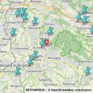 Mappa Via della Vittoria, 23897 Viganò LC, Italia (3.08667)
