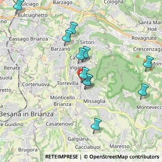 Mappa Via della Vittoria, 23897 Viganò LC, Italia (1.98909)