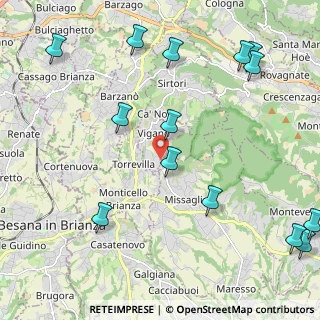 Mappa Via della Vittoria, 23897 Viganò LC, Italia (2.78857)
