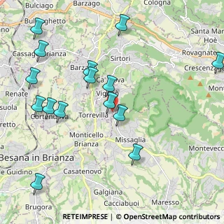 Mappa Via della Vittoria, 23897 Viganò LC, Italia (2.40867)