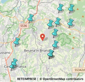 Mappa Via Resegone, 23876 Monticello Brianza LC, Italia (4.62)