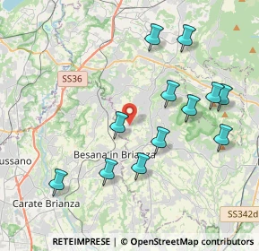 Mappa Via Resegone, 23876 Monticello Brianza LC, Italia (4.04)