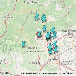Mappa Via Niccolò Tommaseo, 36015 Schio VI, Italia (11.54389)