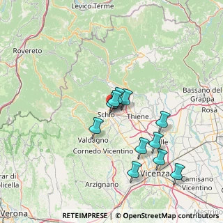 Mappa Via Niccolò Tommaseo, 36015 Schio VI, Italia (12.95455)