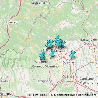 Mappa Via Niccolò Tommaseo, 36015 Schio VI, Italia (6.6725)
