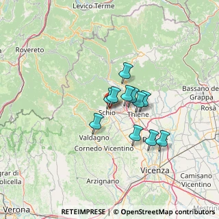 Mappa Via Raffaello, 36015 Schio VI, Italia (9.09)