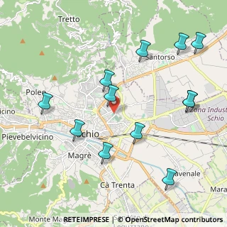 Mappa Via Raffaello, 36015 Schio VI, Italia (2.275)