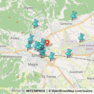 Mappa Via Raffaello, 36015 Schio VI, Italia (1.59692)