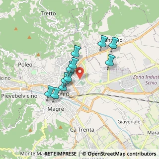 Mappa Via Raffaello, 36015 Schio VI, Italia (1.36455)