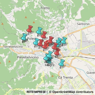 Mappa Via Frà Matteo da Schio, 36015 Schio VI, Italia (1.214)