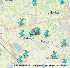 Mappa Piazza A. Moro, 31050 Ponzano Veneto TV, Italia (2.79313)