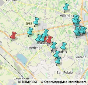 Mappa Piazza A. Moro, 31050 Ponzano Veneto TV, Italia (2.1)