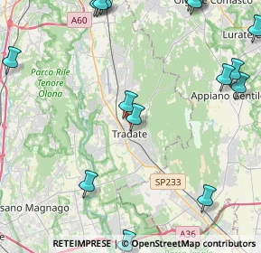 Mappa Via dei Cappuccini, 21049 Tradate VA, Italia (6.5985)