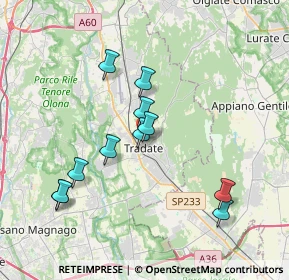 Mappa Via dei Cappuccini, 21049 Tradate VA, Italia (3.50182)