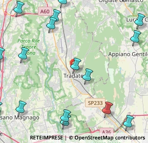 Mappa Via dei Cappuccini, 21049 Tradate VA, Italia (6.66)