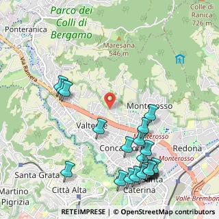 Mappa Via S. Colombano, 24123 Bergamo BG, Italia (1.285)