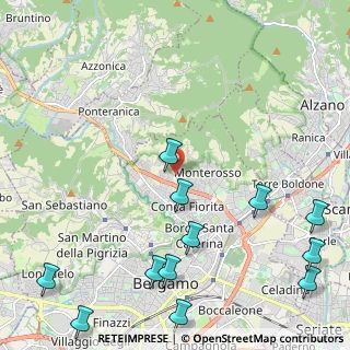 Mappa Via S. Colombano, 24123 Bergamo BG, Italia (3.0125)
