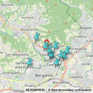 Mappa Via S. Colombano, 24123 Bergamo BG, Italia (1.46273)