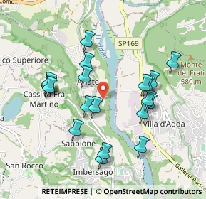 Mappa Via Privata Colonne di San Colombano, 23885 Calco LC, Italia (0.9125)