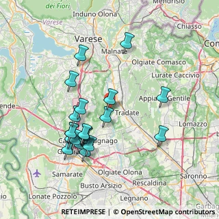Mappa Via Molino Zacchetto, 21050 Castelseprio VA, Italia (7.4755)