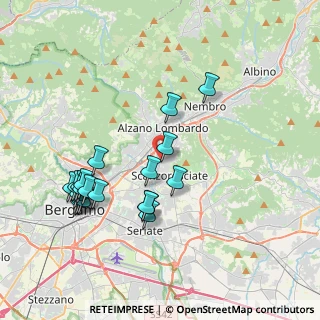 Mappa Via Anselmo Cortesi, 24020 Villa di Serio BG, Italia (4.0115)