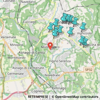 Mappa Via Montenero, 22060 Carimate CO, Italia (2.17357)